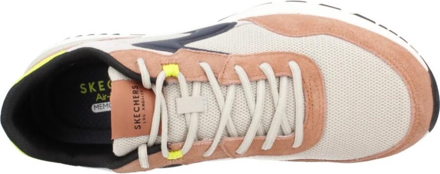 Skechers Fury Lace Low 183265 NTGY Grijs Wit - Foto 3