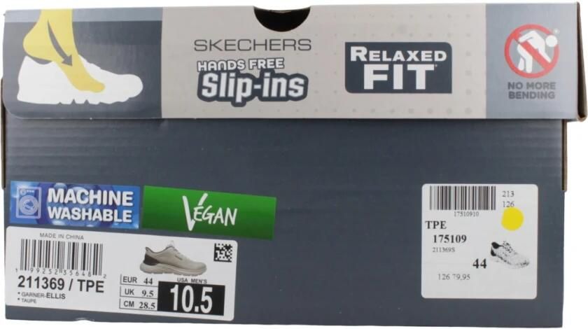 Skechers Garner heren sneakers beige Extra comfort Memory Foam - Foto 9