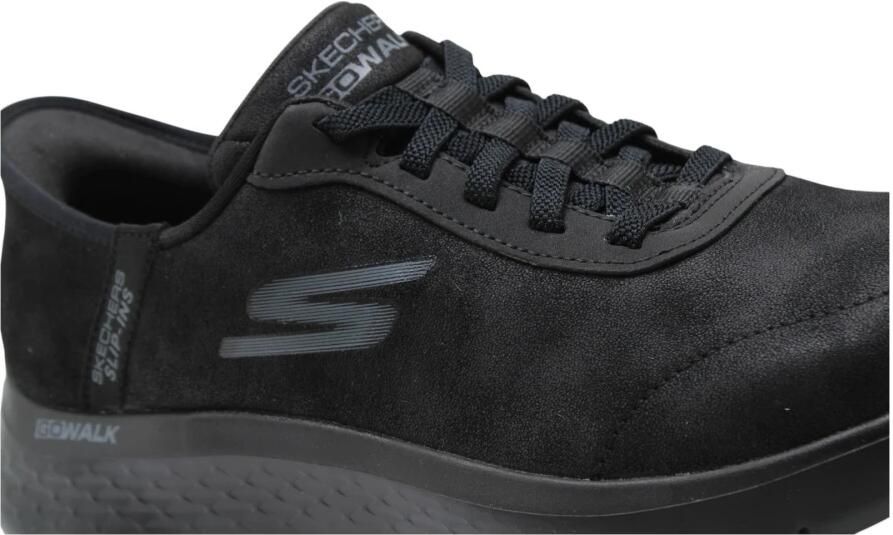 Skechers Slip-Ins: GO Walk Flex Smooth Motion 216326-BBK Mannen Zwart Sneakers - Foto 10