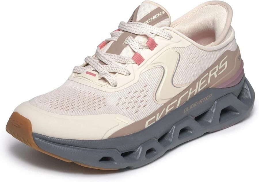 Skechers Instapper Hands-Free Slip-Ins Glide Step Alt NTGY Wit Grijs Machine Washable - Foto 9