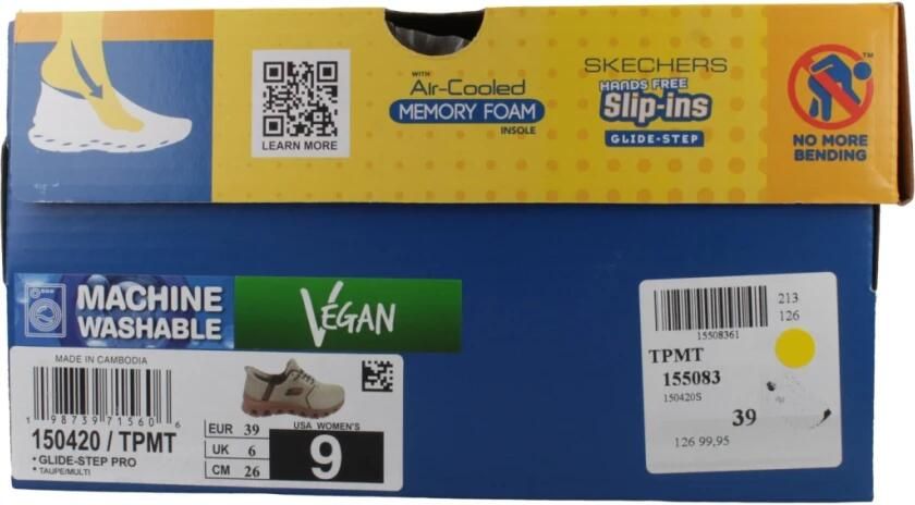 Skechers Slip-on sneakers GLIDE-STEP PRO Slippers vrijetijdsschoen met comfortabele hielkussenfunctie - Foto 15