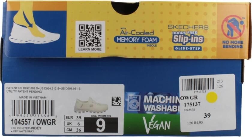 Skechers Slip-ins: Glide-Step dames sneakers wit Extra comfort Memory Foam - Foto 8