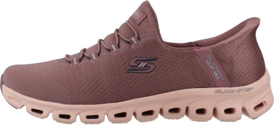 Skechers Slip-Ins Glide Step Vibey bordeauxrode pantoffels - Foto 3