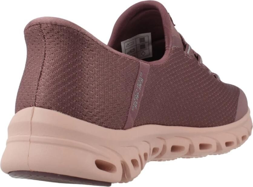 Skechers Slip-Ins Glide Step Vibey bordeauxrode pantoffels - Foto 4