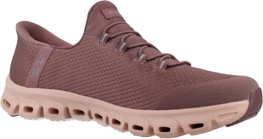 Skechers Slip-Ins Glide Step Vibey bordeauxrode pantoffels - Foto 6