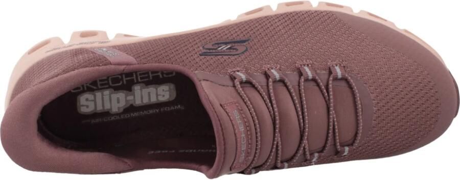 Skechers Slip-Ins Glide Step Vibey bordeauxrode pantoffels - Foto 8