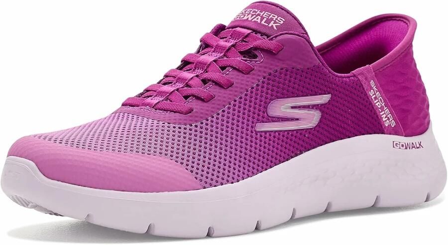 SKECHERS Sneakers laag 'GO WALK Flex Grand Entry' roze gemêleerd