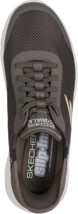 Skechers Hands Free Slip-ins Go Walk Flex Instappers Heren Bruin - Foto 18