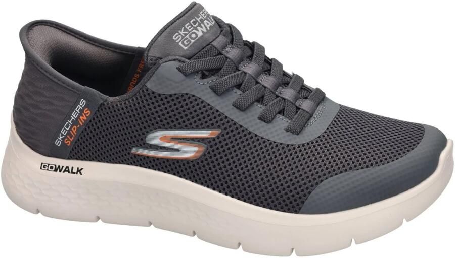 Skechers Slip-ins Go Walk Flex Hands Up Heren Instappers Grijs - Foto 3