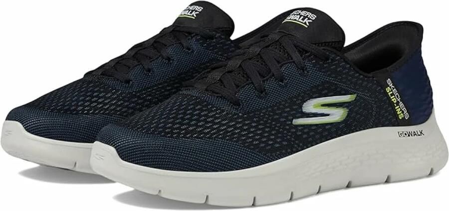 Skechers GO WALK FLEX -New World-sneakers voor heren Slip In Vegan 216505 NVLM blauw - Foto 14