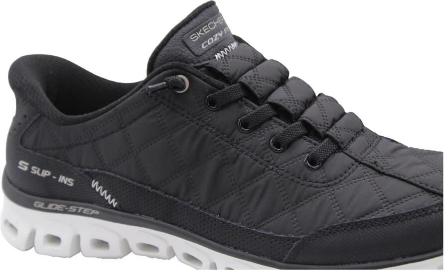 Skechers Dames Slip-ins Glide-Step Cozy Fit Sneaker At Ease 104556 BKNT - Foto 2