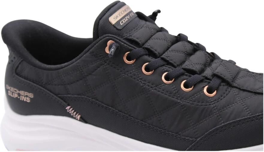 Skechers Slip-ins: Contour Foam Golden Hour Vrouwen Zwart Sneakers - Foto 14