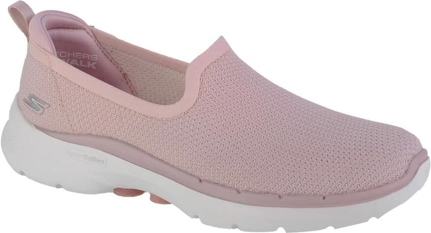 Skechers Go Walk 6 Clear Virtue 124505-MVE Vrouwen Roze Sneakers Sportschoenen - Foto 2