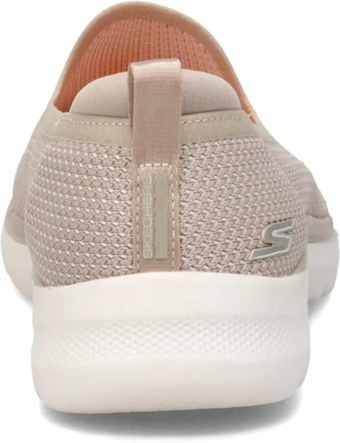 Skechers Go Walk 6 Clear Virtue 124505-NAT Vrouwen Beige Sneakers Sportschoenen - Foto 2
