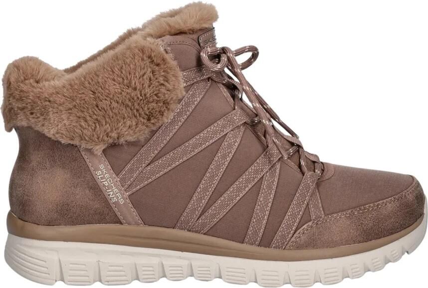 Skechers Slip-ins Graceful dames boots taupe Bruin Extra comfort Memory Foam