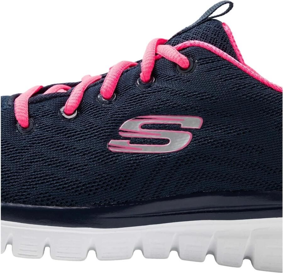 Skechers Sneakers Graceful Get Connected Vrijetijdsschoen lage schoen veterschoen in schoenwijdte G (wijd) - Foto 12