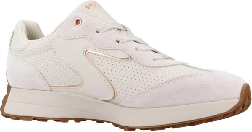 Skechers Beige Comfort Sneaker met Roségouden Details Beige - Foto 2