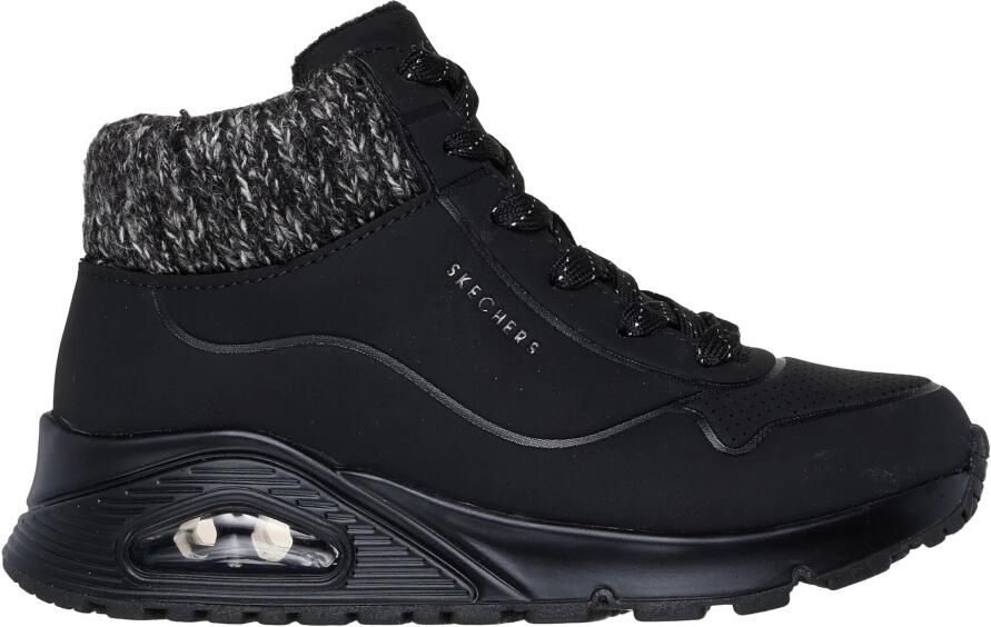 Skechers High-top sneaker met gebreide rand