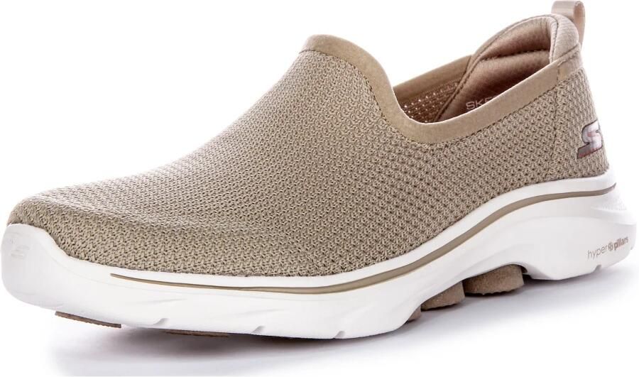 Skechers Go Walk 7 Slip On Instappers beige Dames - Foto 4