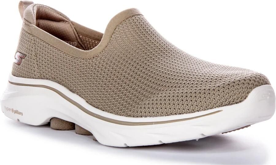 Skechers Go Walk 7 Slip On Instappers beige Sneakers Dames - Foto 5