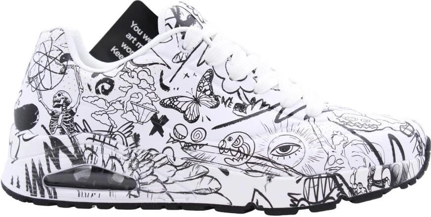 Skechers Sneakers met skech-air luchtkamers zool vrijetijdsschoen lage schoen veterschoen - Foto 3