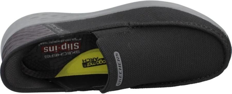 Skechers Instap Sneaker met Heel Pillow™ Black Heren - Foto 3