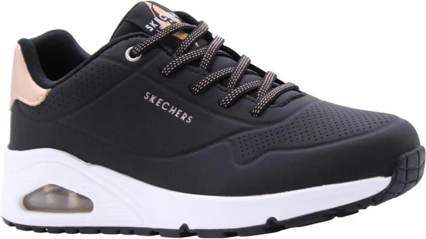 Skechers Slip-on sneakers UNO SHIMMER AWAY Slipper vrijetijdsschoen plateau sneaker met modieuze sleehak - Foto 5