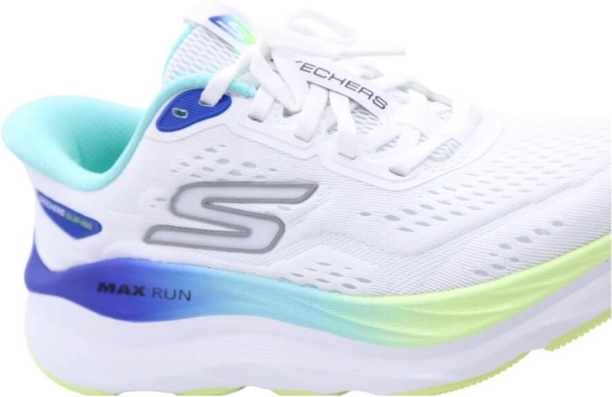 Skechers Max Run Hands free Slip ins dames sneaker Wit multi - Foto 2