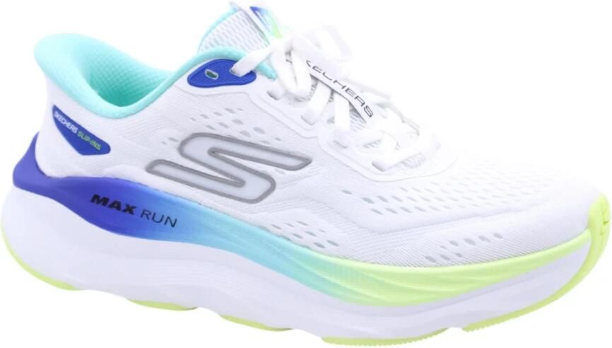 Skechers Max Run Hands free Slip ins dames sneaker Wit multi - Foto 2