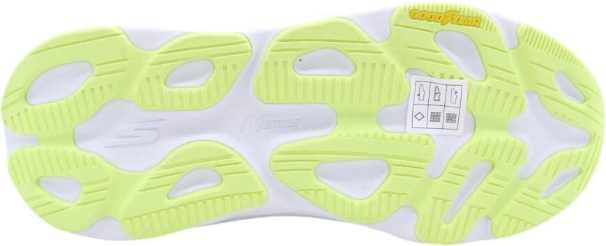 Skechers Max Run Hands free Slip ins dames sneaker Wit multi - Foto 7