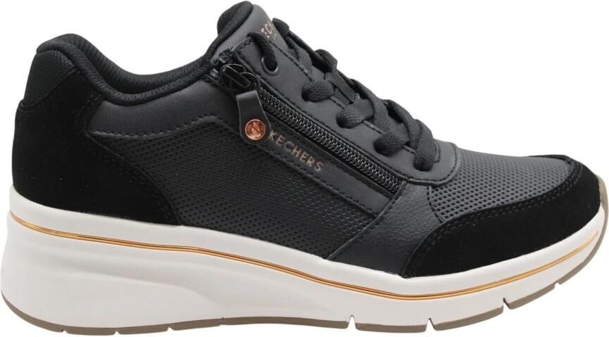 SKECHERS Sneakers laag 'BILLION FLEX LUXE UP' zwart