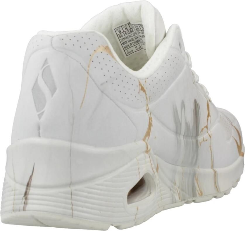 Skechers Uno Marbel Marvel Dames Sneakers Wit - Foto 2