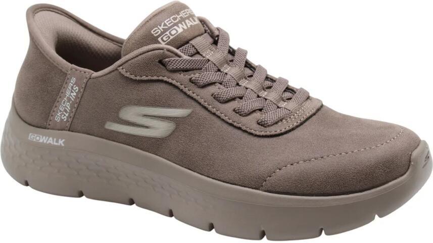 SKECHERS Slip-on 'Slipper Damen 124837 BRN Kunststoff (Synthetik) in braun' bruin - Foto 18