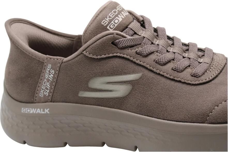 SKECHERS Slip-on 'Slipper Damen 124837 BRN Kunststoff (Synthetik) in braun' bruin - Foto 15