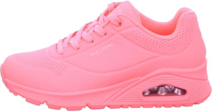 Skechers Sneakers met sleehak Uno Stand on Air vrijetijdsschoen lage schoen veterschoen met fijne perforatie - Foto 6