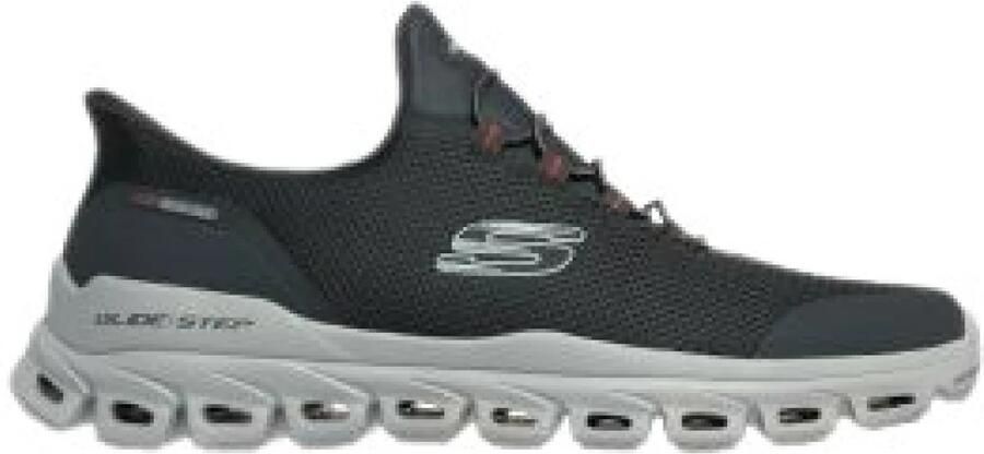 Skechers heren sportschoenen grijs - Foto 5