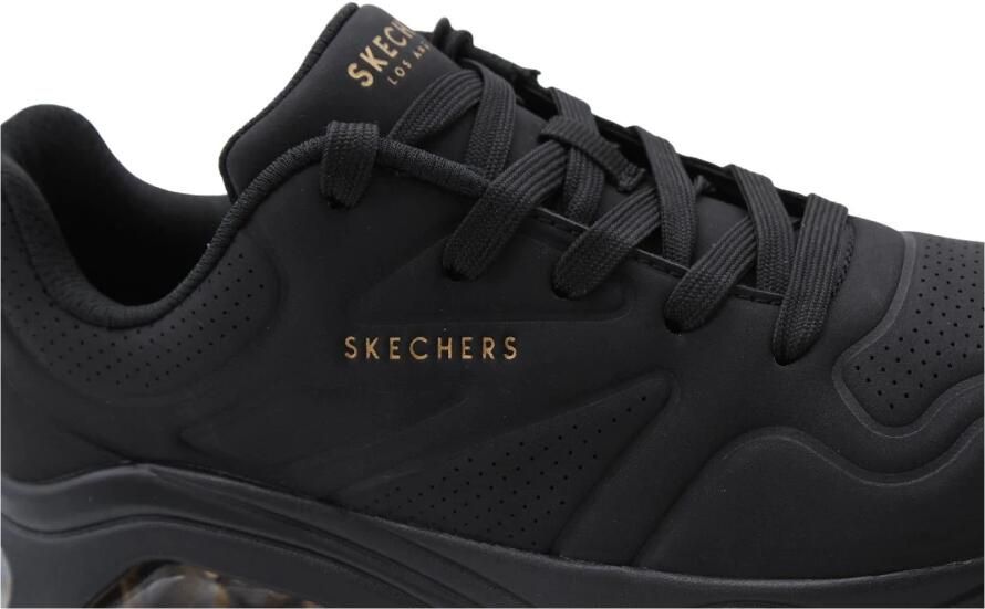 Skechers Dames Tres-Air UNO Ah Mazing Sneakers 177390 BBK Zwart - Foto 4