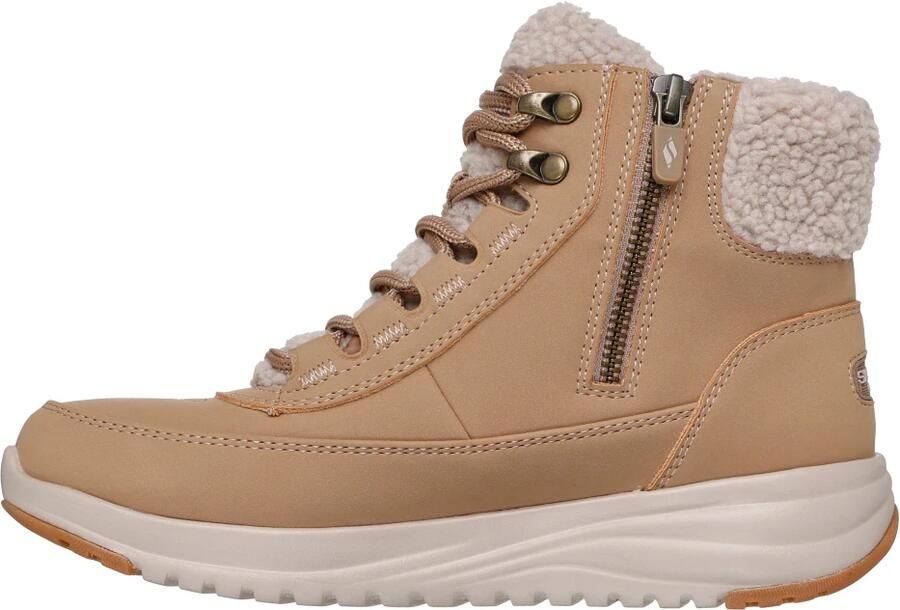 SKECHERS Veterlaarzen 'Schnürstiefelette Damen 144756 CSNT Kunststoff (Synthetik) in beige' beige - Foto 10