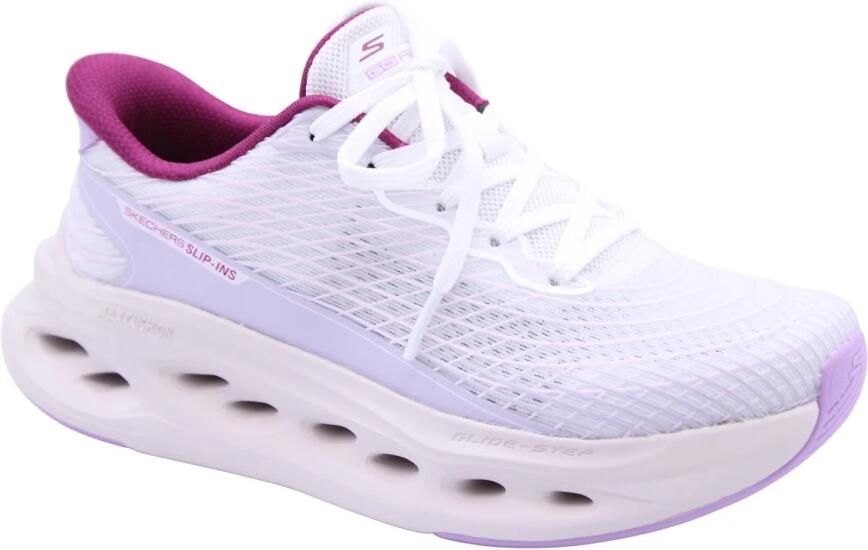 Skechers Slip-on sneakers MAX CUSHIONING GLIDE-STEP-SAPPHIRE Loopschoen trainingsschoen met dempende glide step zool - Foto 3