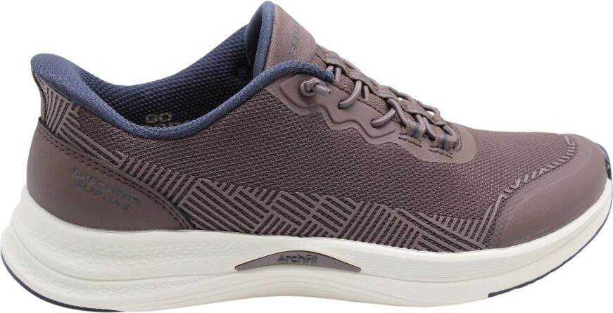 Skechers ARCH FIT VISTA 2.0-BRIGHT Dames Instappers Grijs Donkerblauw