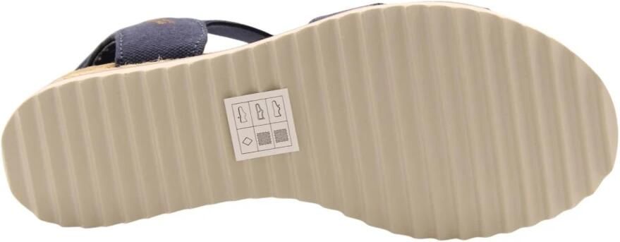 Skechers Desert Kiss-Golden Lily Vrouwen Marineblauw Sandalen - Foto 4