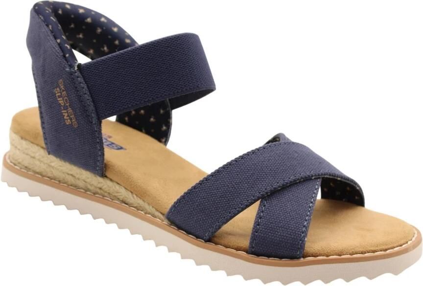 Skechers Desert Kiss-Golden Lily Vrouwen Marineblauw Sandalen - Foto 7