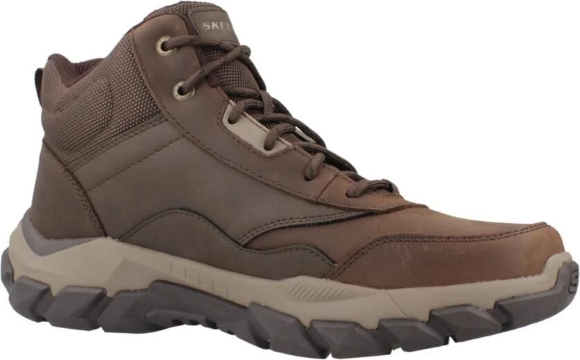 Skechers Santoro Hopkins Veterschoenen Hoog Donkerbruin - Foto 12