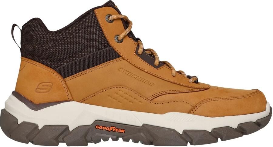 SKECHERS Veterboots ' Santoro Hopkins' lichtbruin donkerbruin