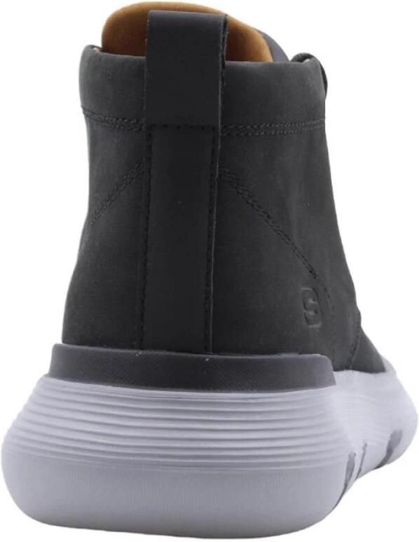 Skechers Sherill Enkellaarzen Stijlvol en Duurzaam Zwart Heren