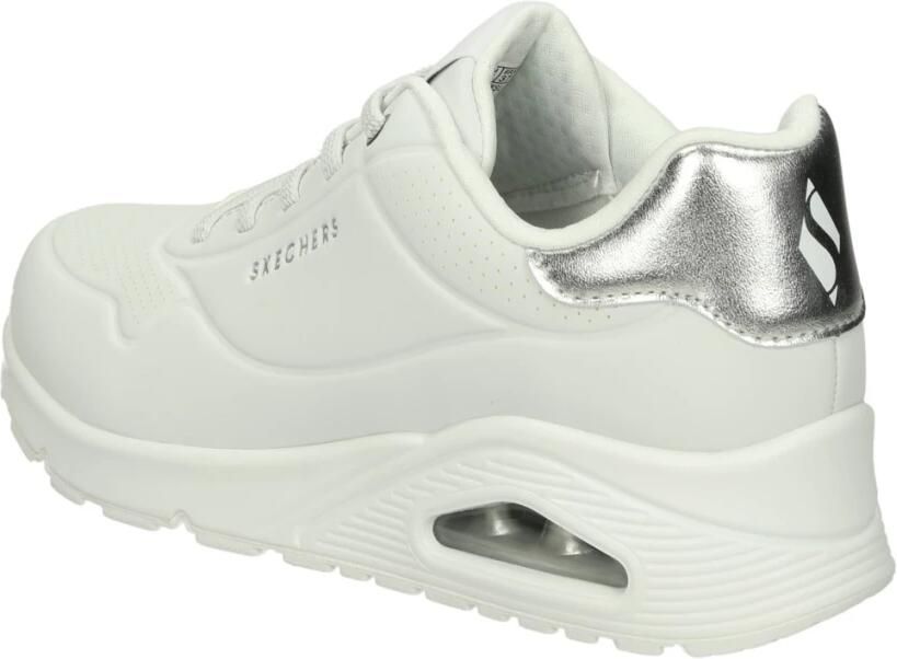 Skechers Slip-on sneakers UNO SHIMMER AWAY Slipper vrijetijdsschoen plateau sneaker met modieuze sleehak - Foto 5
