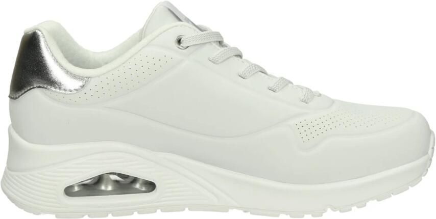 Skechers Slip-on sneakers UNO SHIMMER AWAY Slipper vrijetijdsschoen plateau sneaker met modieuze sleehak - Foto 9