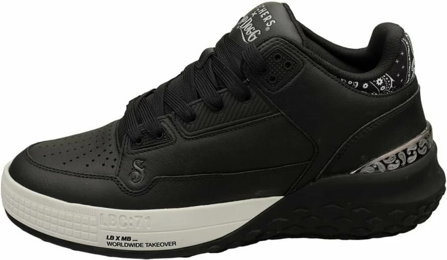 Skechers Sneakers SIZZLE-SNOOP SIZZLE BUCKETS veterschoenen vrijetijdsschoen midcut met air-cooled memory foam