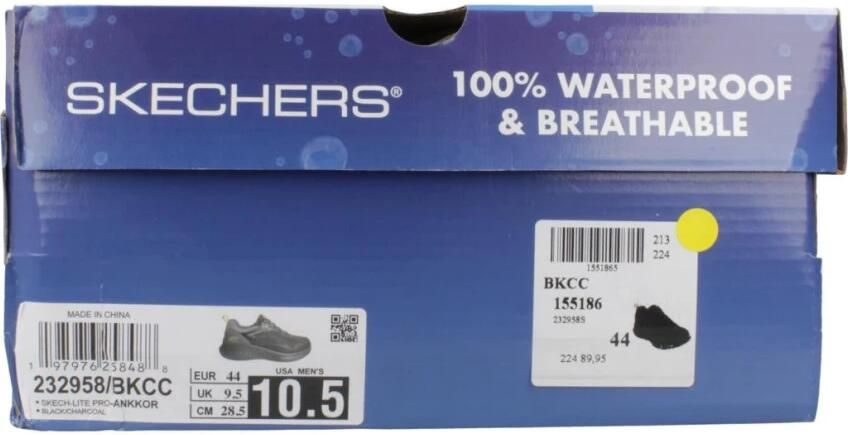 Skechers Stijlvolle Sneaker met Souffle Technologie Black Heren - Foto 6