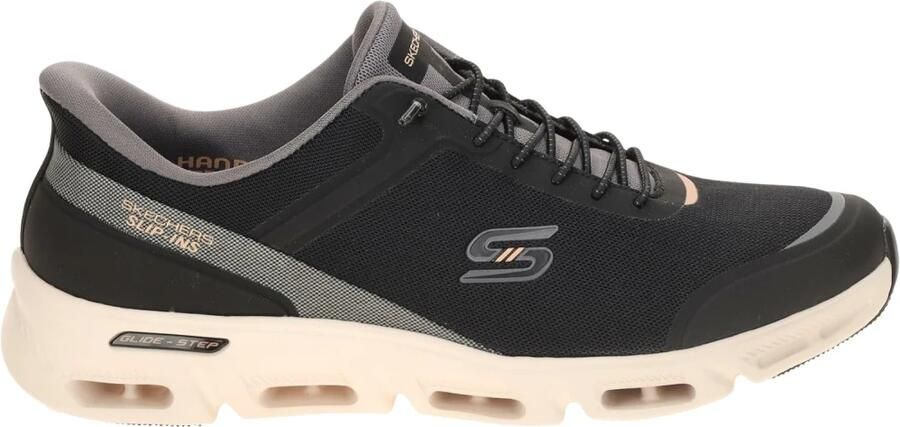 Skechers Buty Damskie SUMMITS CLASSY NIGHT 150128W-BKRG Czarne Slip-Ins sneakers dames zwart - Foto 4